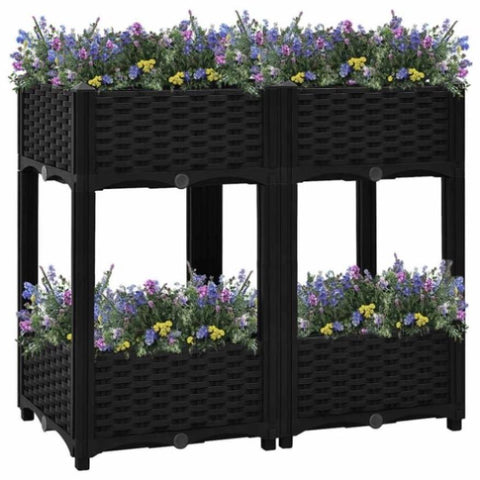 Raised Bed 80x40x71 cm Polypropylene 316535