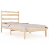 3103638 Bed Frame without Mattress Solid Wood 100x200 cm