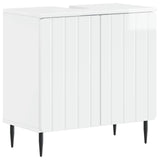 Bathroom Sink Cabinet ZWOLLE High Gloss White 896349