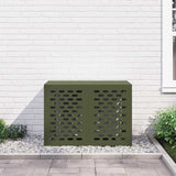 Air Conditioner Cover Olive green 100 x 50 x 70 cm Steel 865900