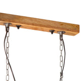 Hanging Lamp 25 W Distressed Blue 85x28x109 cm E27 371838