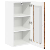 Wall Glass Cabinet LUCCA Old Wood 40 x 31 x 80 cm 885001