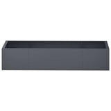 Retaining Wall 6 pcs 200 x 100 x 30 cm Steel Anthracite 3449221