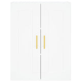 Highboard White 69.5x34x180 cm Engineered Wood 3199865