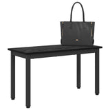 Bench Black Oak 80 x 35 x 45 cm Engineered Wood 892590
