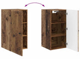 Wall-Mounted Cabinet Old Wood 33 x 34.5 x 90 cm Engineered Wood 897913