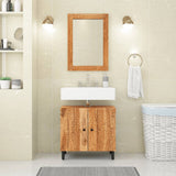 Bathroom Sink Cabinet 62x33x58 cm Solid Wood Acacia 356874