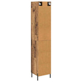 Highboard Old Wood 34.5 x 34 x 180 cm Engineered Wood 3415790