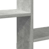 Wall Cube Shelf 5 Compartments Concrete Grey Engineered Wood 859998