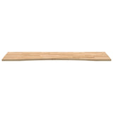 ZNTS Desk Top Untreated 160x50x2.5 cm Solid Wood Oak Rectangular 4009011