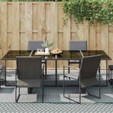 Outdoor Rug Chevron ARAKIL Green and White 400 x 300 cm 42003543