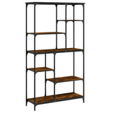 Bookshelf 10-Tier 99 x 35.5 x 176 cm Smoked Oak 835411