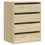 Corner Chest of Drawers Sonoma Oak 60x41x76 cm Engineered Wood 852872