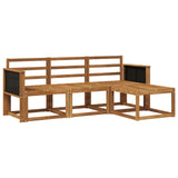 Outdoor Sofa Set 4 pcs Natural Solid Acacia Wood 3385100
