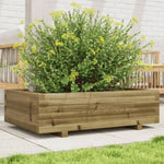 ZNTS Garden Planter 90x60x26.5 cm Impregnated Wood Pine 847347