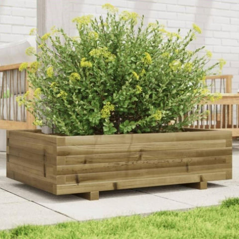 ZNTS Garden Planter 90x60x26.5 cm Impregnated Wood Pine 847347