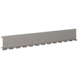 Lawn Edging 20 pcs 102 x 15 x 4 cm Steel Rusty 8008782