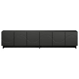 TV Stand 180 x 34.5 x 40 cm Black Engineered Wood 8011586