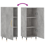 Sideboard Concrete Grey 34.5x34x90 cm Engineered Wood 828520