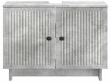 Bathroom Sink Cabinet EDE Concrete Grey 59.5 x 31.5x 59 cm 895908