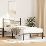 Bed Frame without Mattress Sonoma Oak 100x200 cm Engineered Wood 4106787