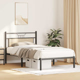 Bed Frame without Mattress Sonoma Oak 100x200 cm Engineered Wood 4106787