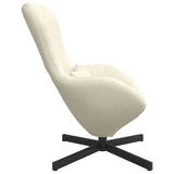Egg Chair Cream 63 x 73 x 90 cm Velvet 42002765
