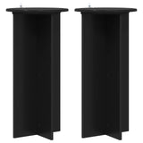 Plant Stand 2 pcs Black 40 x 40 x 80 cm Engineered Wood 899700