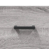 Highboard Grey Sonoma 69.5x34x180 cm Engineered Wood 3195849