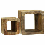 TV Unit 2 pcs Brown 36 x 30 x 36 cm Solid rough mango wood 4104549