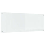 Kitchen Backsplash Transparent 110 x 40 cm Tempered Glass 42001292