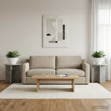 Plant Stand 2 pcs Concrete Grey 40 x 40 x 40 cm Engineered Wood 899729