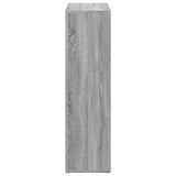 Room Divider Bookcase Grey Sonoma 102x29x103.5 cm Engineered Wood 858053