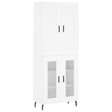Highboard White 69.5x34x180 cm Engineered Wood 3199633