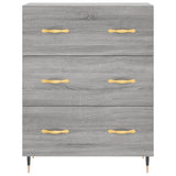 Highboard Grey Sonoma 69.5x34x180 cm Engineered Wood 3189363