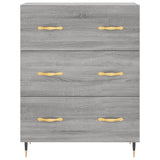 Highboard Grey Sonoma 69,5x34x180 cm Engineered Wood 3189363