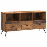 TV Cabinet Old Wood 102 x 34.5 x 50 cm Engineered Wood 895603