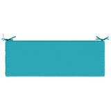 2-Piece Bench Cushions SOEST 2 pcs 100% Polyester Turquoise 949657