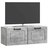 Wall-Mounted TV Cabinet Concrete Grey 78.5 x 31 x 30 cm 899398