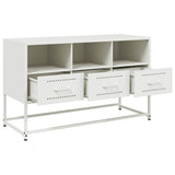 TV Cabinet White 100.5x39x60.5 cm Steel 846547