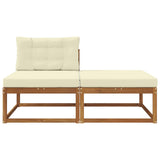 Sectional Sofa Units with Cushion 2 Piece Natural 900547