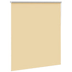 ZNTS Roller Blind Blackout Beige 140x175 cm Fabric Width 136.6 cm Polyester 4010772