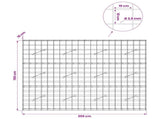 Gabion with 3.5 mm Wire and 10x10 cm Mesh 200x10x150 cm 3463030