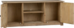 ZNTS Panama 2 Door 1 Shelf Flat Screen TV Unit 300-305-019