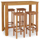 Garden Bar Set Natural wood Solid acacia wood Standard Durable 3154392