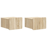 Wall-Mounted Bedside Cabinet 2 pcs Sonoma Oak 33 x 34.5 x 24 cm 898260