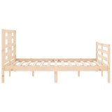 Bed Frame without Mattress 120x200 cm Solid Wood 3194696
