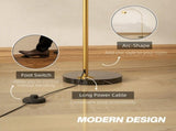 180cm Arc Floor Lamp for Living Room, Modern Adjustable Standing Lamp with Foot Switch, Faux Black T3398P344471