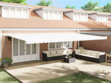 Retractable Awning White 600 x 350 cm Polyester and Aluminium 3331757