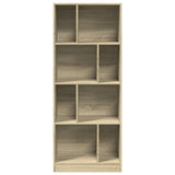 Bookcase Sonoma Oak 57x28.5x141 cm Engineered Wood 847998